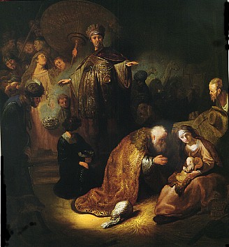 Adoration of the Magi, by Rembrandt